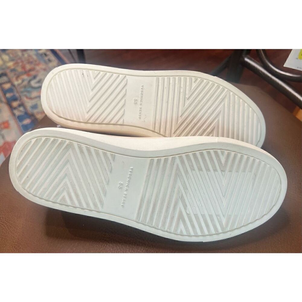 Veronica Beard Natural Python Ivory Leather Sneak… - image 6